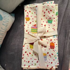 XL Cotton Birthday Kitchen Towels from World Market Set of 3